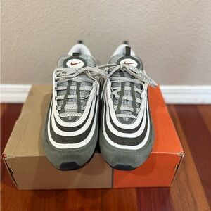 Nike Air Max 97 Olive and White Sneakers